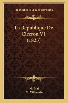 portada La Republique De Ciceron V1 (1823) (en Francés)