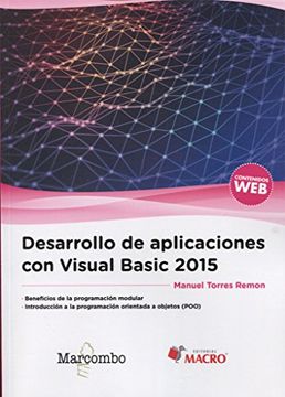 portada Desarrollo de aplicaciones con Visual Basic 2015