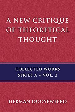 portada A new Critique of Theoretical Thought, Vol. 3 (in English)