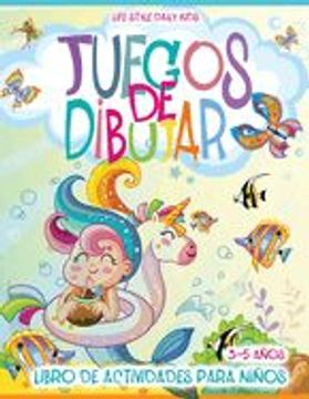 portada Juegos de Dibujar: Libro en Espanol Para Ninos de 3-5 Anos | el Libro Contiene Páginas Para Colorear, Punto a Punto, Colorear por Números, Como Dibuj