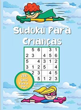 Crianças Sudoku 6x6 - Fácil 