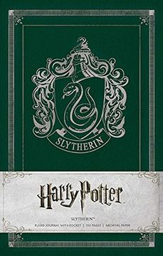 portada Harry Potter Slytherin Hardcover Ruled Journal (en Inglés)
