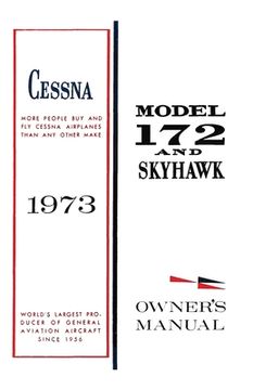 portada Cessna 1973 Model 172 and Skyhawk Owner's Manual (in English)