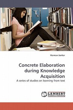 portada concrete elaboration during knowledge acquisition (en Inglés)