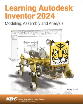 portada Learning Autodesk Inventor 2024: Modeling, Assembly and Analysis (en Inglés)