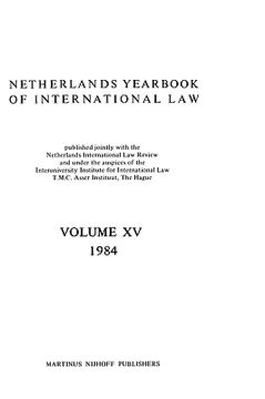 portada netherlands yearbook of international law, 1984