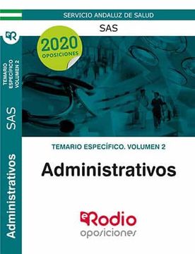 portada Administrativos. Temario Específico. Volumen 2. Sas: Servicio Andaluz de Salud