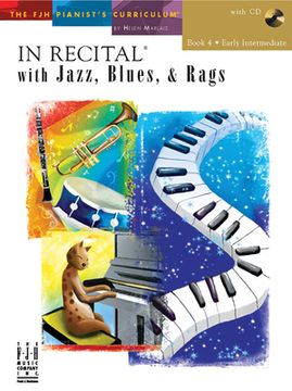 portada In Recital(r) with Jazz, Blues, & Rags, Book 4 (en Inglés)