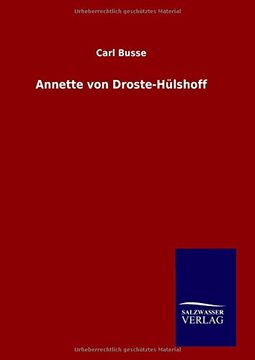 portada Annette von Droste-Hülshoff (German Edition)