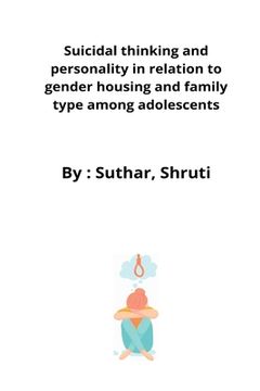 portada Suicidal thinking and personality in relation to gender housing and family type among adolescents 