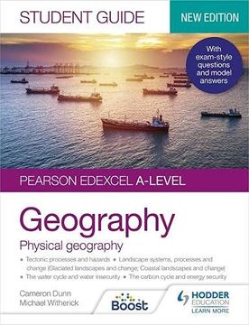 portada Pearson Edexcel A-Level Geography Student Guide 1: Physical Geography (in English)