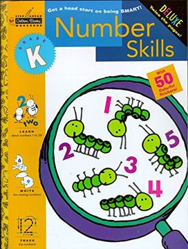 portada Number Skills (Kindergarten) (Step Ahead Golden Books Workbook) 