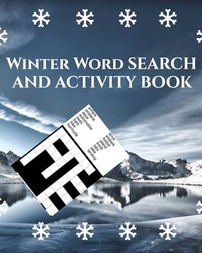 portada Winter Word Search And Activity Book: Word Search Puzzles For Adults & Teens - With Word Scrambles, Fill In Puzzles And Cryptograms (en Inglés)