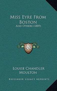 portada miss eyre from boston: and others (1889) (en Inglés)