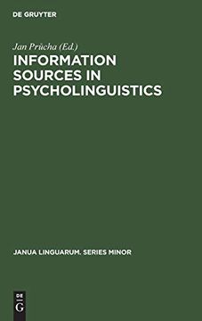 portada Information Sources in Psycholinguistics (Janua Linguarum. Series Minor) (en Inglés)
