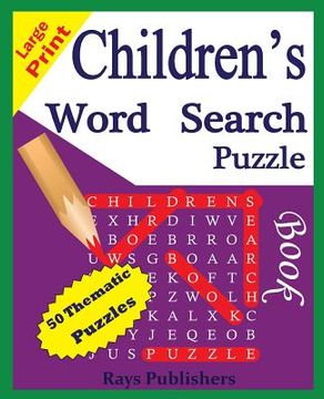 portada Children's Word Search Puzzle Book (en Inglés)