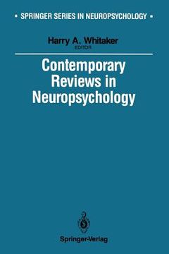 portada contemporary reviews in neuropsychology (en Inglés)