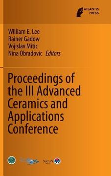 portada Proceedings of the III Advanced Ceramics and Applications Conference (en Inglés)