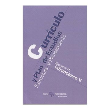 portada Currículo y Plan de Estudios. Estructura y Planeamiento (in Spanish)