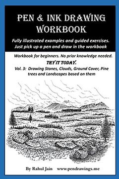 portada Pen & ink Drawing Workbook vol 3: Learn to Draw Pleasing pen & ink Landscapes (in English)