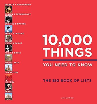 portada 10,000 Things you Need to Know: The big Book of Lists (in English)