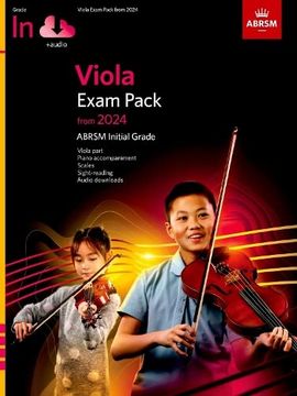 portada Viola Exam Pack From 2024, Initial Grade, Viola Part, Piano Accompaniment & Audio (in English)