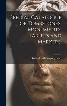 portada Special Catalogue of Tombstones, Monuments, Tablets and Markers. (in English)