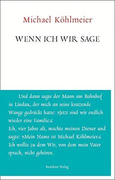 portada Wenn ich wir Sage (Unruhe Bewahren) (in German)