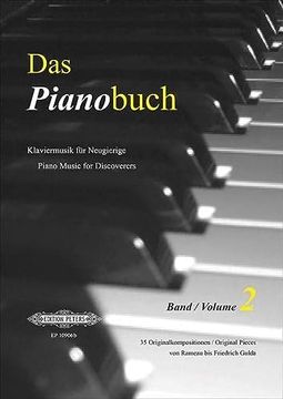 portada Das Pianobuch -- Piano Music for Discoverers: 35 Intermediate to Advanced Original Pieces from Rameau to Friedrich Gulda (en Inglés)