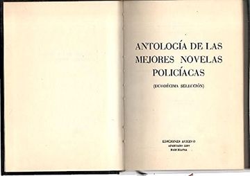 portada Antologia de las Mejores Novelas Policiacas (t. 12)