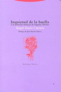 portada Inquietud De La Huella - 2ª Edición (La Dicha de Enmudecer)