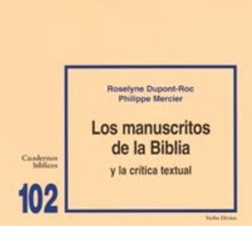 portada Los Manuscritos de la Biblia y la Crítica Textual