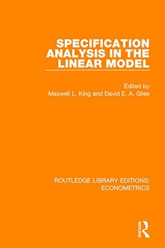 portada Specification Analysis in the Linear Model: (in Honour of Donald Cochrane) (Routledge Library Editions: Econometrics) (in English)