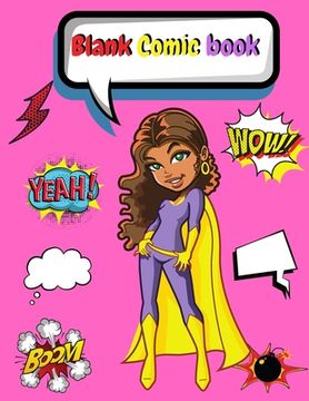 portada Blank Comic Book for kids (en Inglés)