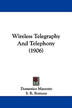 portada wireless telegraphy and telephony (1906) (in English)