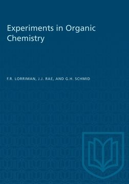 portada Experiments in Organic Chemistry (en Inglés)