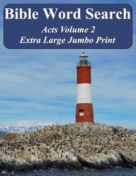 portada Bible Word Search Acts Volume 2: King James Version Extra Large Jumbo Print (in English)