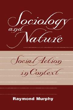 portada sociology and nature (en Inglés)