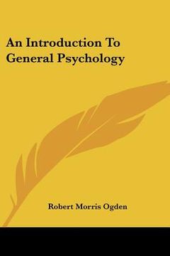 portada an introduction to general psychology (en Inglés)