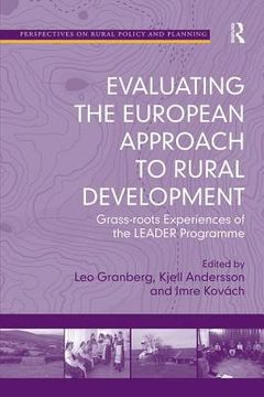 portada Evaluating the European Approach to Rural Development (Perspectives on Rural Policy and Planning) 