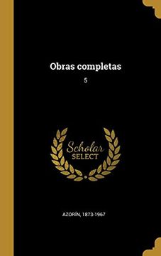 portada Obras Completas: 5 (in Spanish)