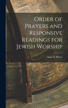 portada Order of Prayers and Responsive Readings for Jewish Worship (en Inglés)