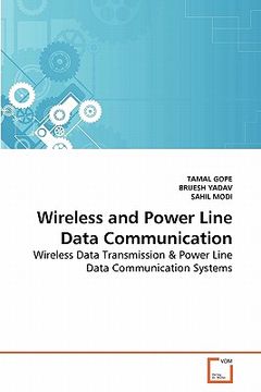 portada wireless and power line data communication (in English)