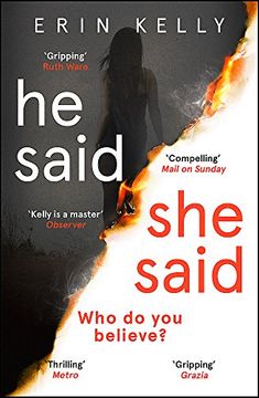 portada He Said/She Said: The Sunday Times bestselling Richard and Judy Book Club thriller 2018