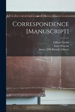 portada Correspondence [manuscript] (in English)