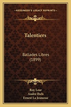 portada Talentiers: Ballades Libres (1899) (en Francés)