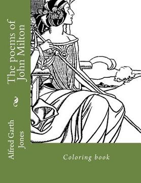 portada The poems of John Milton: Coloring book (en Inglés)