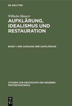 portada Der Ausgang der Aufklärung (in German)