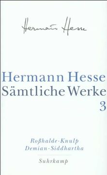 portada Roßhalde. Knulp. Demian. Siddhartha: Bd. 3 (in German)