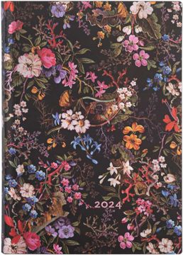portada Floralia (William Kilburn) Midi 12-Month Day-At-A-Time Dayplanner 2024